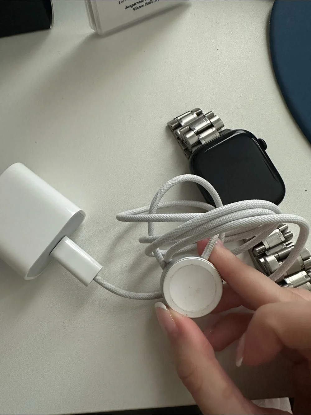 Apple Watch Series 10 – 46mm | Silver Metal Band